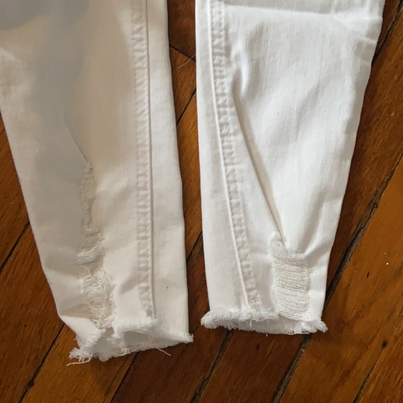 2/$10 White ripped jeans - Picture 3 of 4